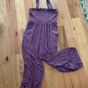Anthropologie plum colored jumpsuit!
